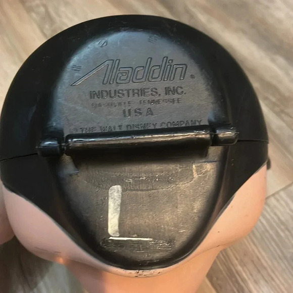 Vintage Mickey Mouse Head Lunch Box Disney Alladin Industries, Inc. Plastic 90’s - Picture 6 of 6